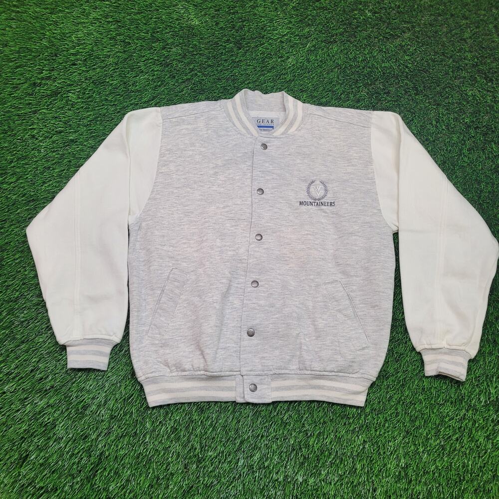 VTG 90s GEAR for Sports West Virginia WVU Mountaineers Varsity Jacket Mens M